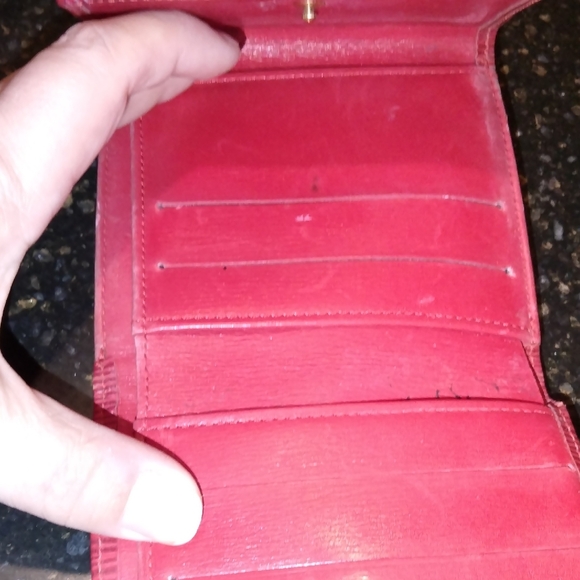 Louis Vuitton Red Epi Leather Wallet - Picture 6 of 7